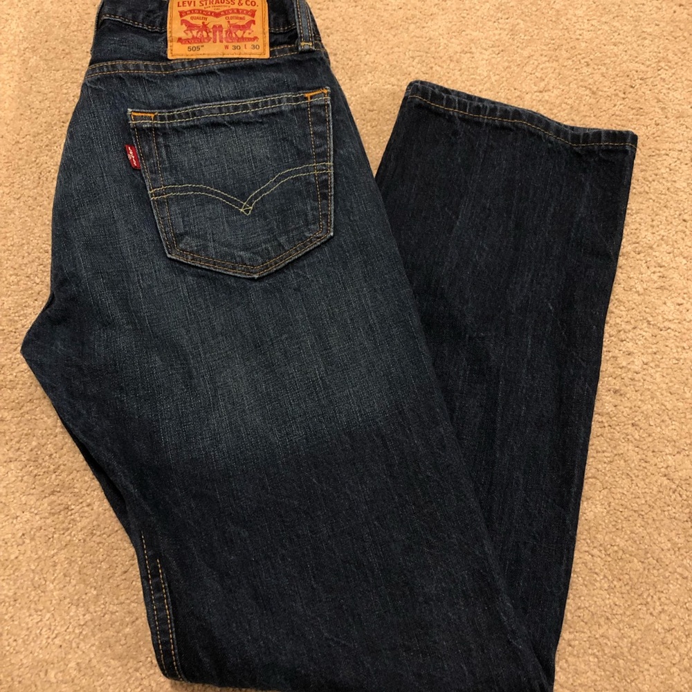 Levi’s 505 Dark wash and 514 dark wash bundle